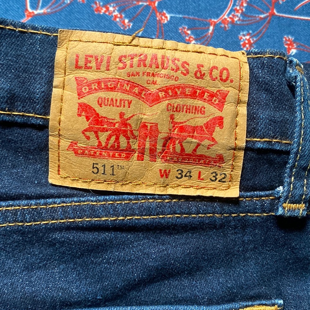 Men’s Levi’s 511 slim fit jeans W:34 L:32